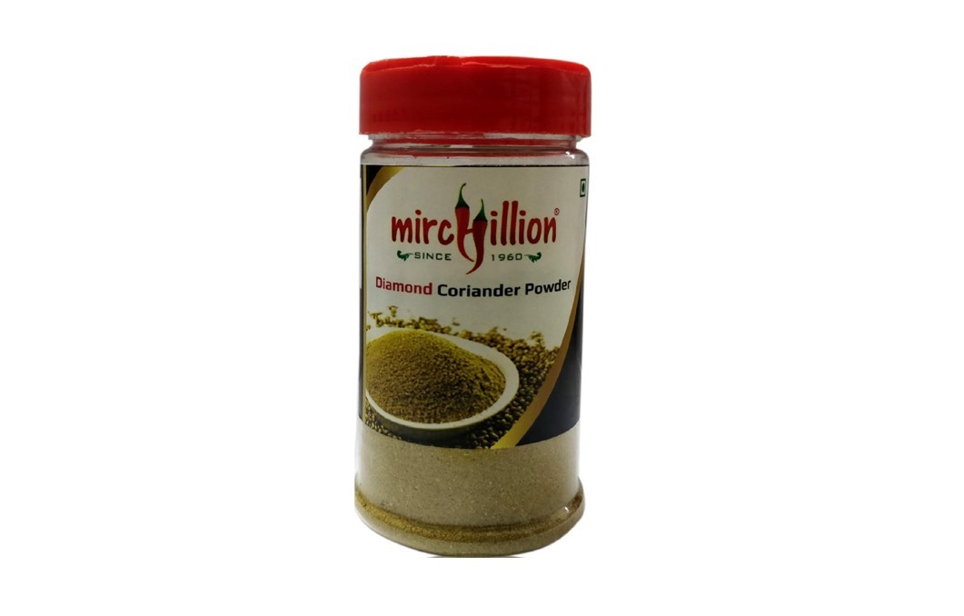 Mirchillion Diamond Coriander Powder    Glass Jar  50 grams